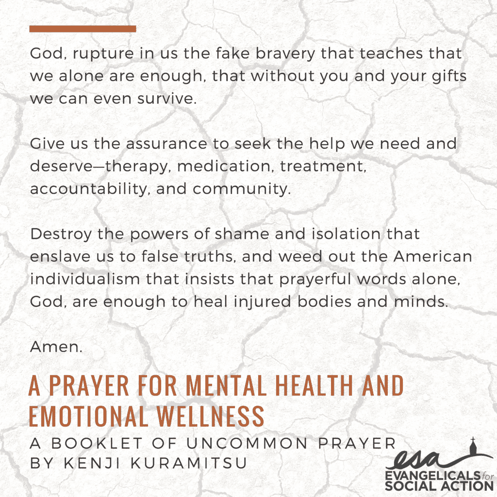 A Prayer for Mental Health and Emotional Wellness - Christians for