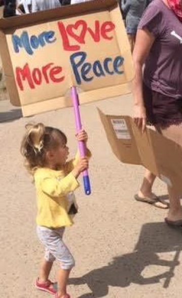 more love more peace sign photo-culver city crossroads Photo: Culver City Crossroads